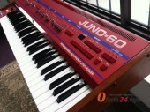 Custom Red Roland Juno 60 Vintage Analog Synthesizer 3